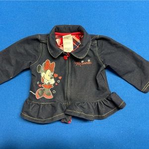 Disney baby girl size 6 months Minnie Mouse jacket